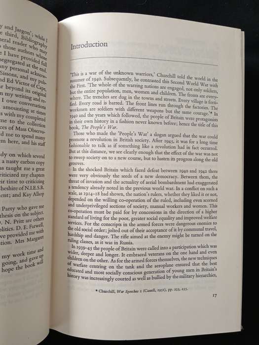 The People`s War Britain 1939-1945 by Angus Calder
