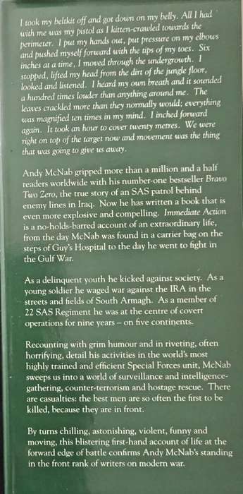 Immediate Action by Andy McNab