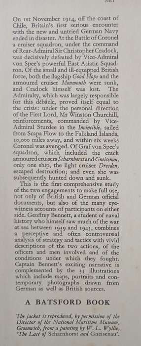 Coronel & The Falklands by Geoffrey Bennett
