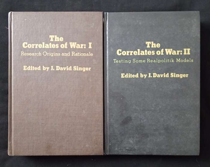 The Correlates of War(set of 2) Edited by J David Singer