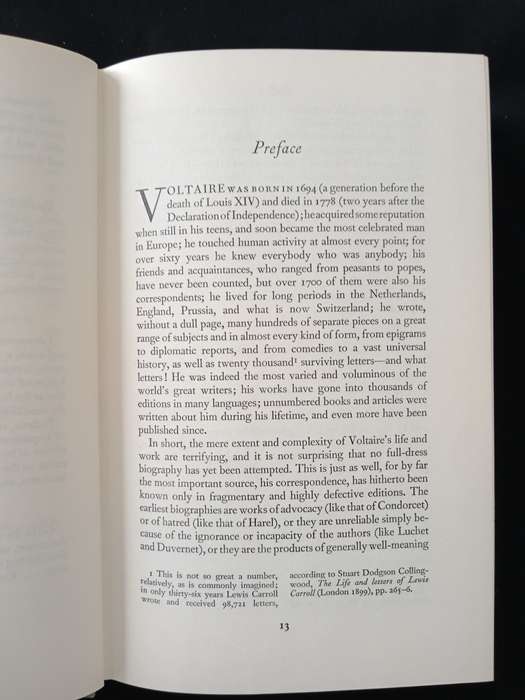 Voltaire by Theodore Besterman