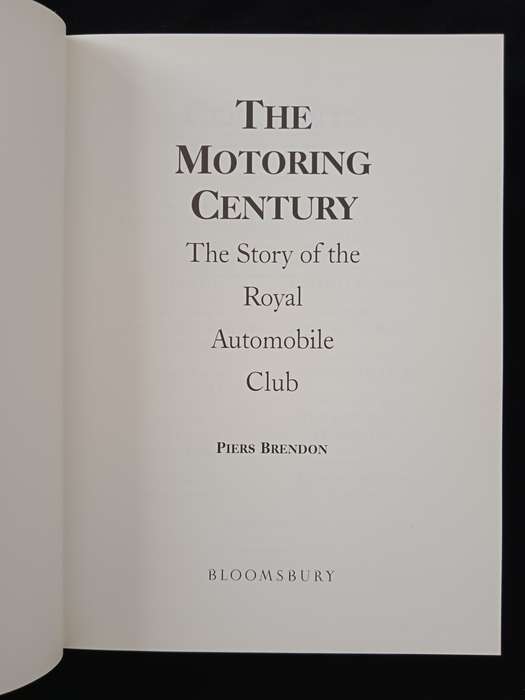 The Motoring Century by Piers Brendon