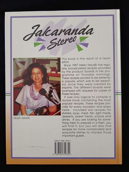 Jakaranda Stereo Recipe Book Compiled by Helen Naudé