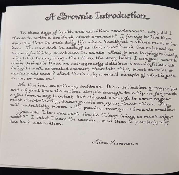 The Brownie Experience by Lisa Tanner