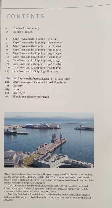 Cape Town`s Dockland Cameos of Shipping in Cape Town by Brian Ingpen