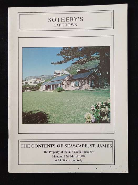 Sotheby`s Cape Town The Contents of Seascape, St James