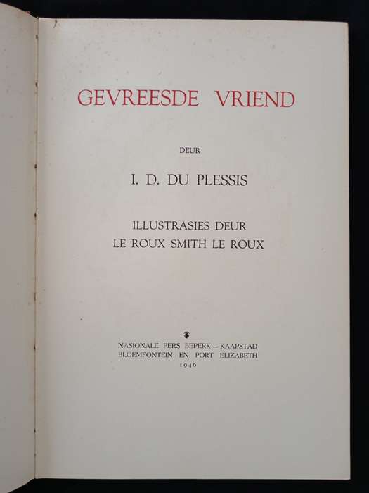 Gevreesde Vriend by ID du Plessis
