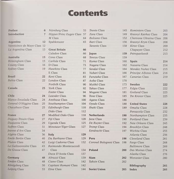 Cruisers of World War Two An International Encyclopedia by MJ Whiteley