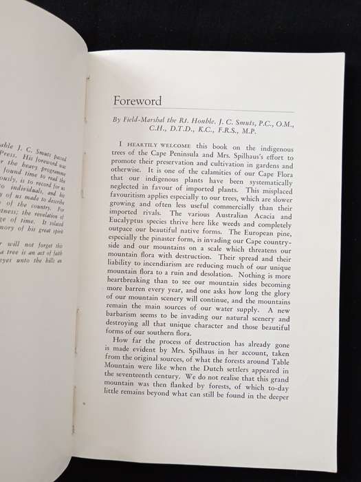 Indigenous Trees of the Cape Peninsula by M Whiting Spilhaus