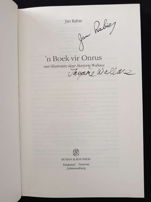 Ń Boek vir Onrus by Jan Rabie