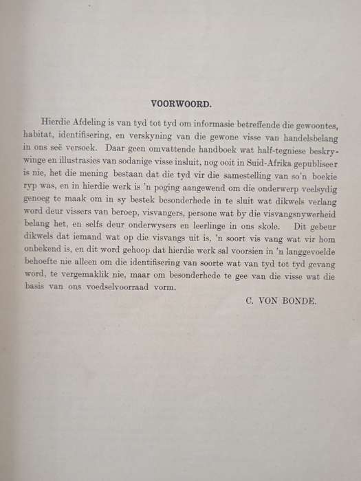 Die Suid-Afrikaanse Seevisse van Belanger vir die Handel & die Vangs by JM Marchand