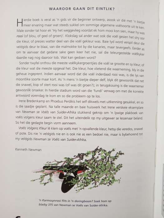 Newman se Voëls Volgens Kleur by Kenneth Newman