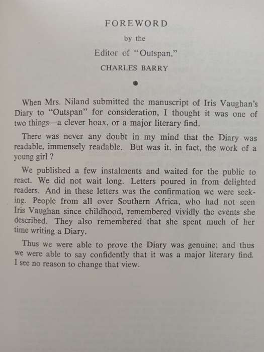 The Diary of Iris Vaughan
