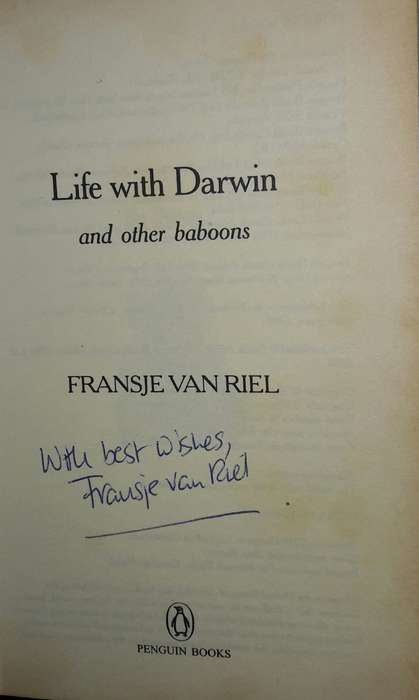Life With Darwin And Other Baboons - Fransje Van Riel