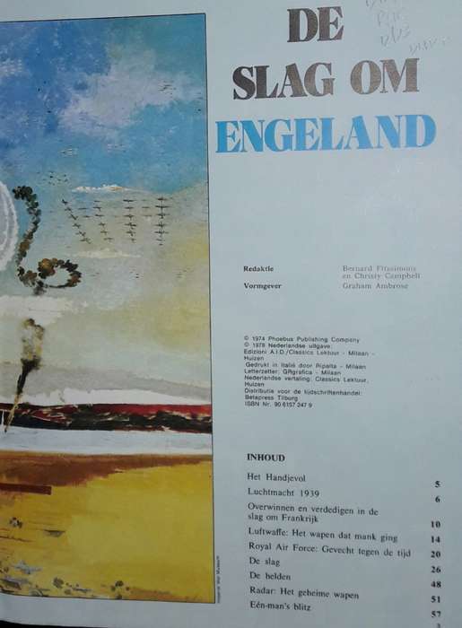 De Slag Om Engeland - Bernard Fitzsimons & Christy Campbell