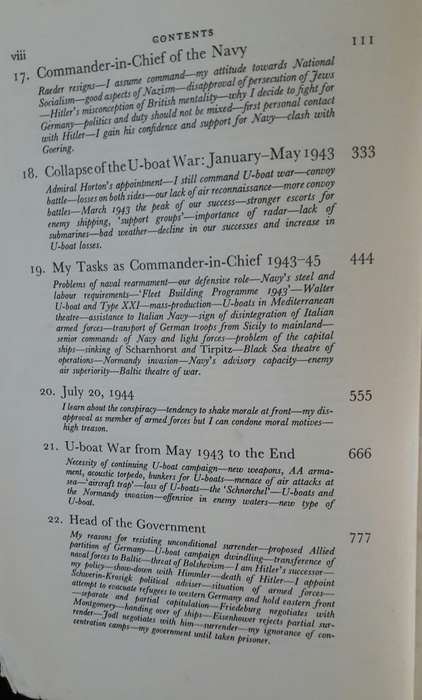 Memoirs - Admiral Doenitz