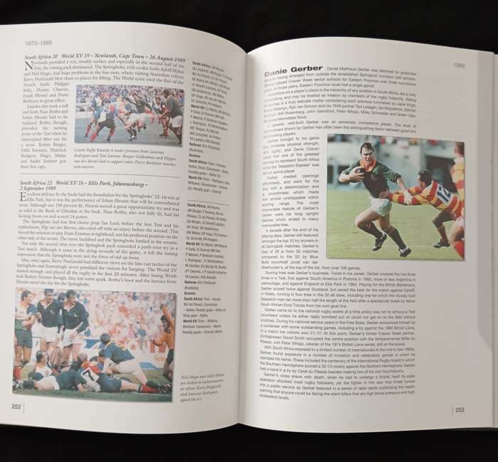112 Years of Springbok Rugby 1891 to 2003 Tests and Heroes