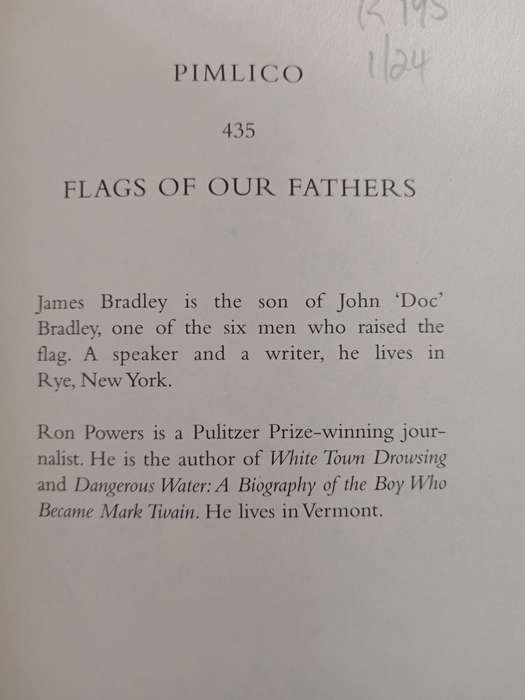 Flags of Our Fathers by James Bradley with Ron Powers
