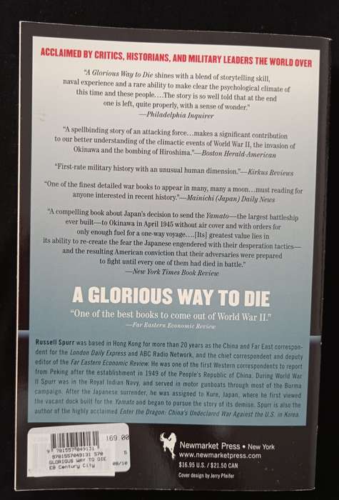 A Glorious Way to Die by Russell Spurr