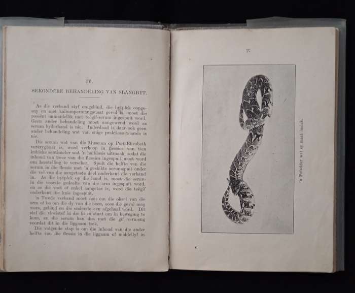 Solange en die behandeling van Slangbyt by FW Fitzsimons