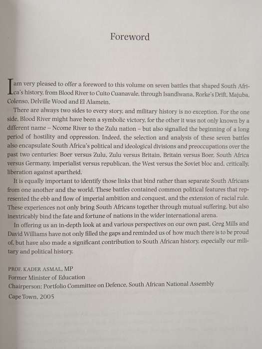 Seven Battles that Shaped South Africa by Greg Mills & David Williams