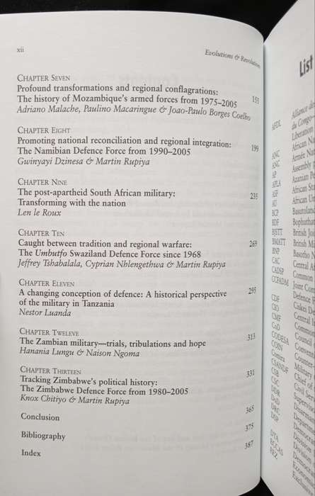 Evolution & Revolution Edited by Martin Rupiya