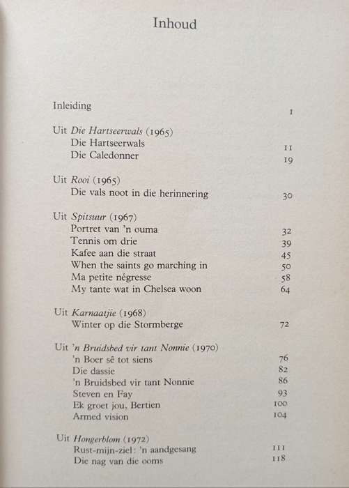 Hennie Aucamp in Een Kraal Compiled by Elize Botha