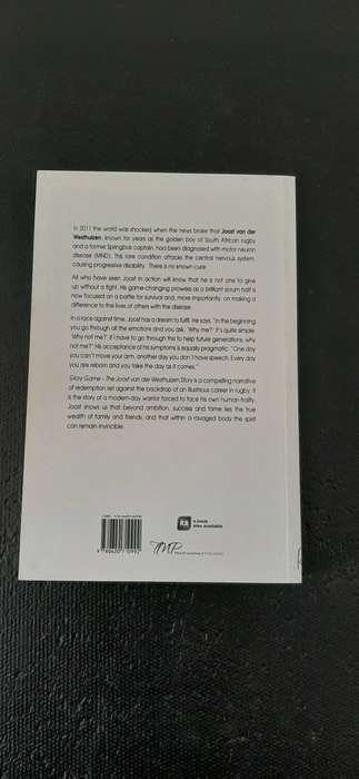 Glory Game - The Joost van der Westhuizen Story by Joost van der Westhuizen and Odette Schwegler
