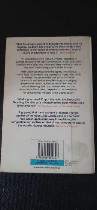 The Death Zone by Matt Dickinson