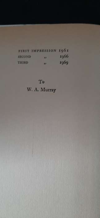 Fear is the key by Alistair McLean - First Edition, 3rd Impression