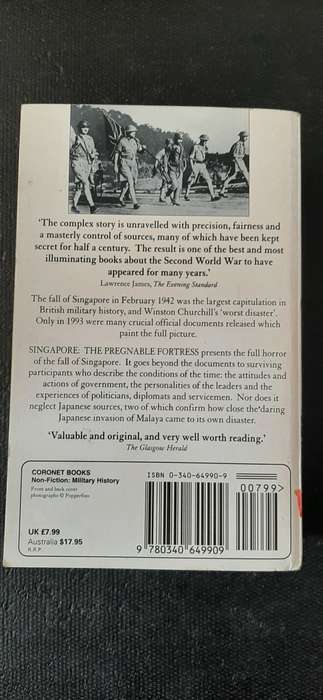 Singapore - The Pregnable Fortress by Peter Elphick