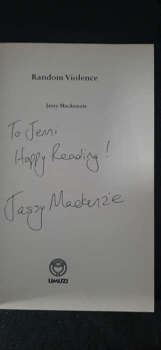 Random Violence by Jassy MacKenzie (Signed)