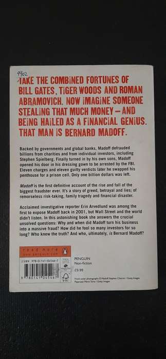 Madoff - The man who stole $65 Billion by Erin Arvedlund
