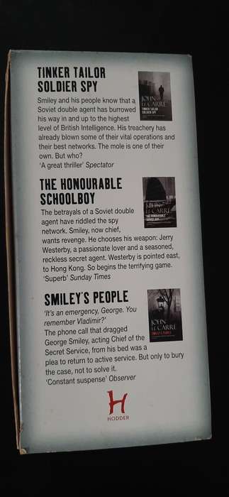 Trilogy-The Honourable Schoolboy, Tinker Taylor, Soldier Spy, Smiley`s People by John Le Carré 3...