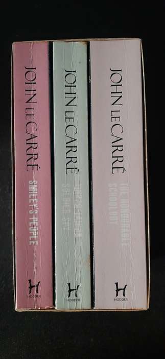 Trilogy-The Honourable Schoolboy, Tinker Taylor, Soldier Spy, Smiley`s People by John Le Carré 3...