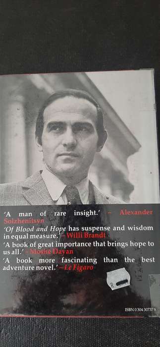 Of Blood and Hope by Samuel Pisar - First Edition