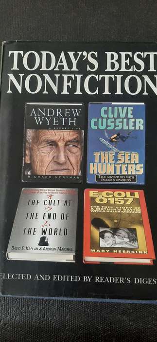 Today`s Best Nonfiction: The Cult at the end of the World, The Sea Hunters, Andrew Wyeth, E. Coli