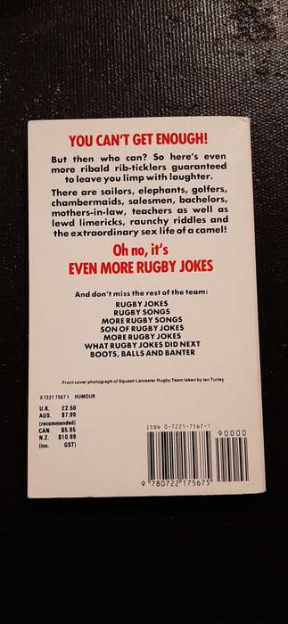 Even more Rugby Jokes