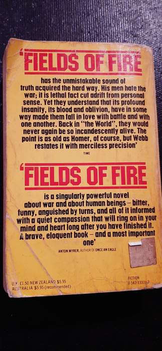 Fields of Fire by James Webb