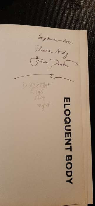 Eloquent Body by Dawn Garisch (Signed by author)