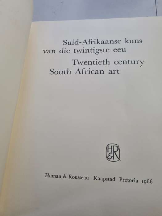 S.A. KUNS.  S. A. ART. Twentieth century South African Art/ ditto in Afrikaans. SIGNED