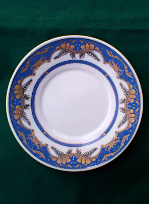 Vintage blue and gold Espresso set