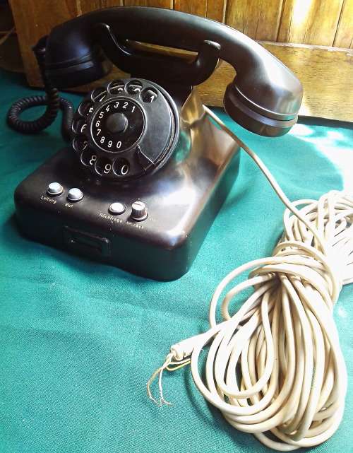Bakelite landline telephone
