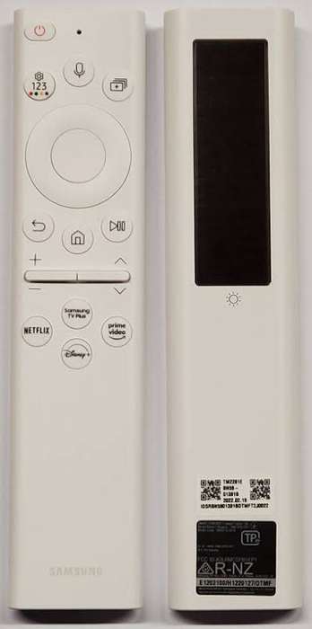 SAMSUNG WHITE SOLAR REMOTE bn59-01391