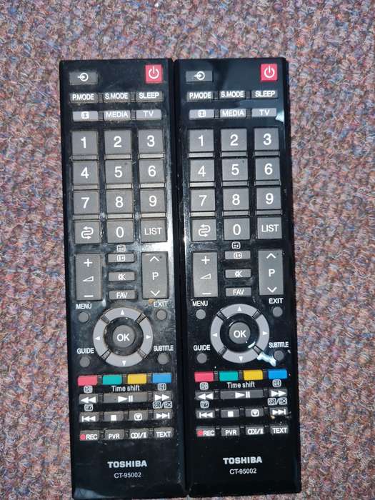 TOSHIBA CT-95002 ORIGINAL TV REMOTE CONTROL