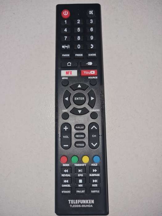 TELEFUNKEN TLEDDS-55UHDA SMART REMOTE