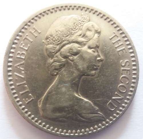 RHODESIA 1965 HALF CROWN - 25 CENTS