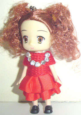 Cute Collectable Glamour Girlz Keyring - SUZIE - Collect them all!