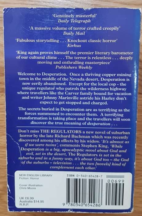 Desperation  Stephen King  (Horror).
