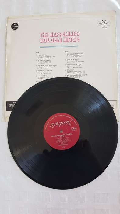 Vintage Vinyl Music LP Records. Title: The Happenings Golden Hits.